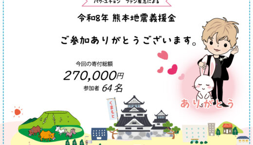 熊本地震義援金送付のご報告
